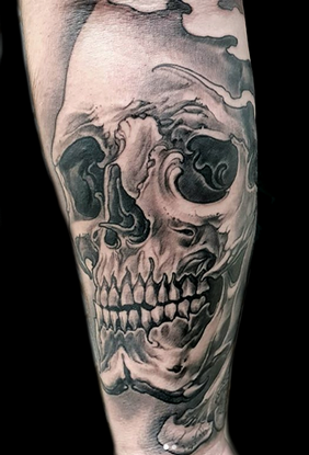 tattoo new traditional skull.png